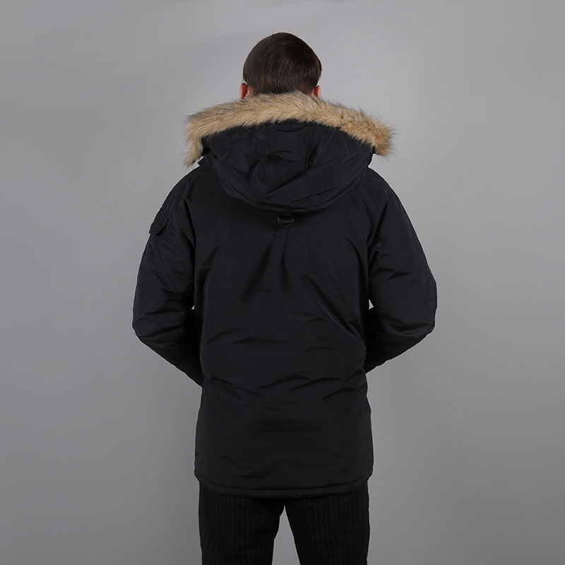 мужская черная куртка Carhartt WIP Anchorage Parka I000728-black - цена, описание, фото 5